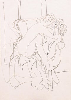 'Seated Nude' Paris, Louvre, Salon d'Automne, Académie Chaumière, LACMA, SFAA
