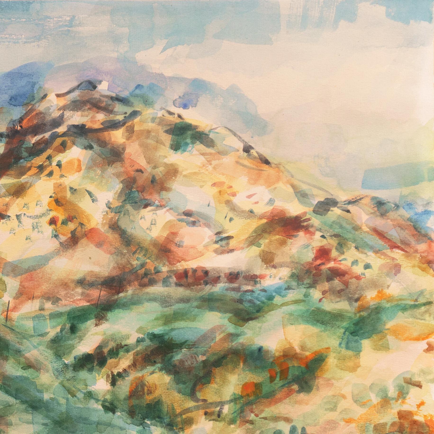 'Four Hills, Albuquerque' McDowell Fellowship, Dallas Museum of Art, Guggenheim For Sale 1