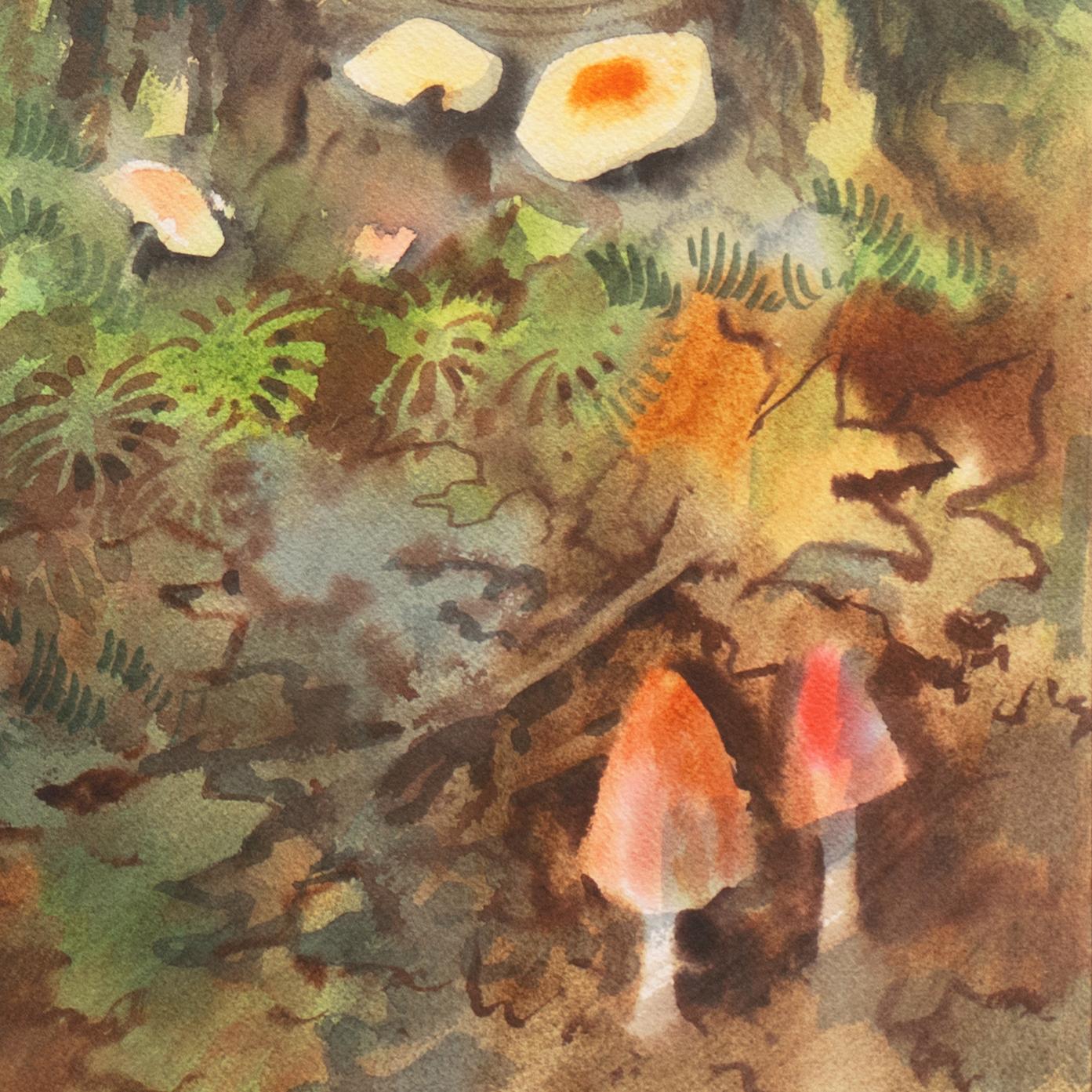 „Ferns and Mushrooms“, Art Students League, CCAC, San Francisco Art Association im Angebot 2