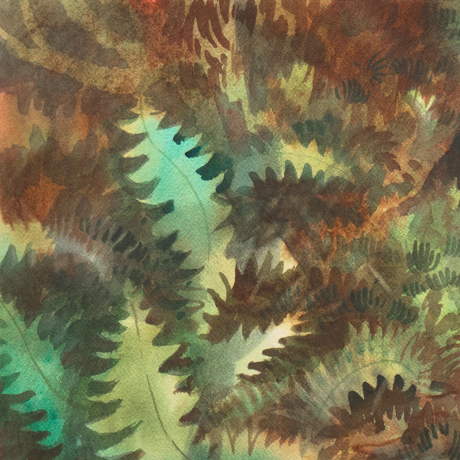 „Ferns and Mushrooms“, Art Students League, CCAC, San Francisco Art Association im Angebot 3