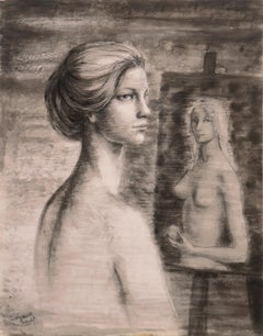 'The Artist in her Studio', Paris, Académie de la Grande Chaumière, Geneva