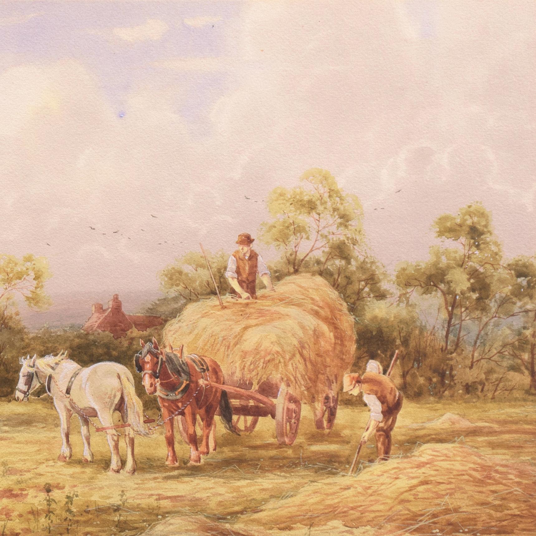 'Harvest Time', Royal Birmingham Society of Artists, London Royal Academy For Sale 3