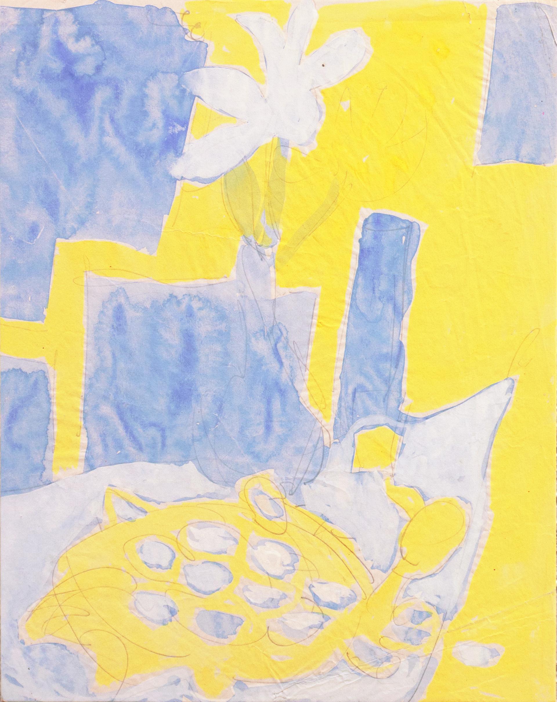 Still-Life de Victor Di Gesu - Naturaleza muerta con lirio tigre", París, Académie Chaumière, LACMA, SFAA, Louvre