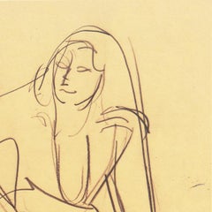 'Woman Seated', Paris, Louvre, Académie de la Grande Chaumière, LACMA, SFAA