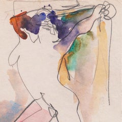 'Standing Nude', Paris, Louvre, Académie Chaumière et Etrangères, LACMA, SFAA