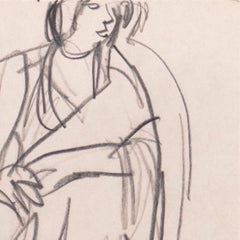 Femme debout", Paris, Louvre, Académie Chaumière et Etrangères, LACMA, SFAA