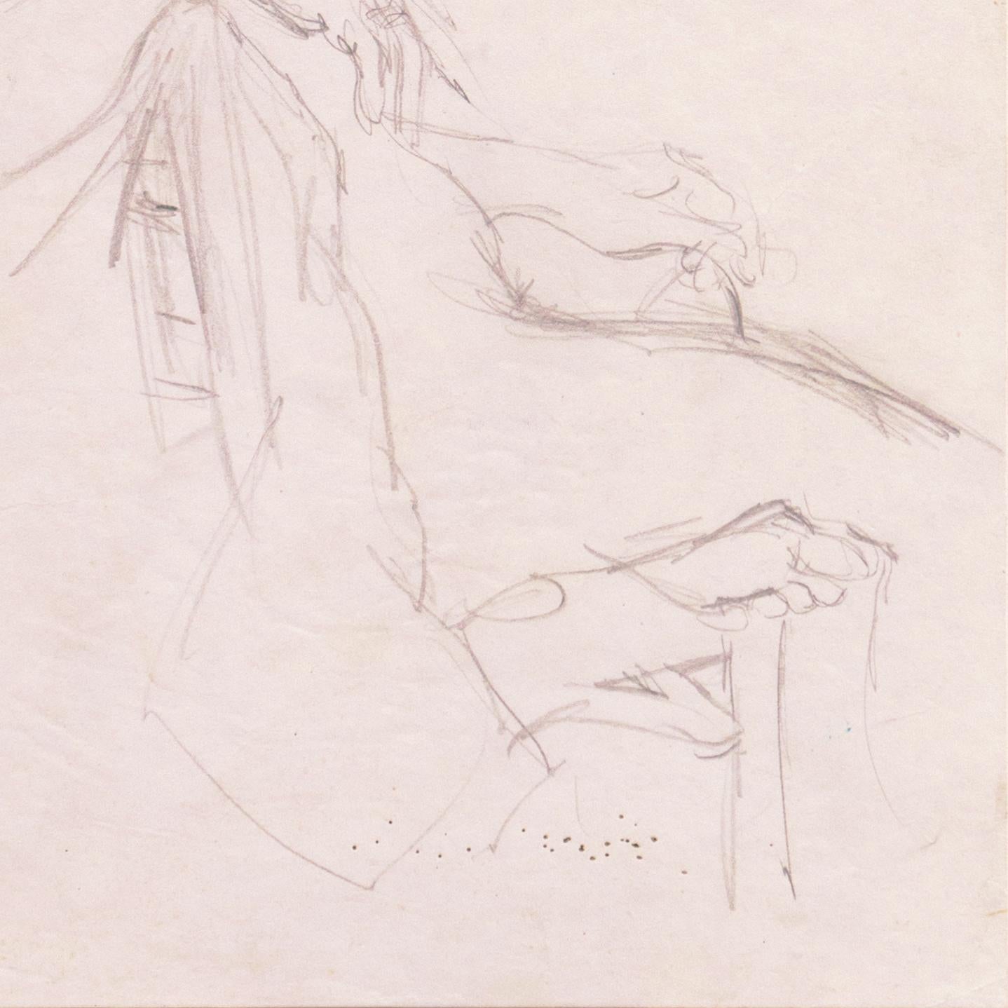Nudo seduto