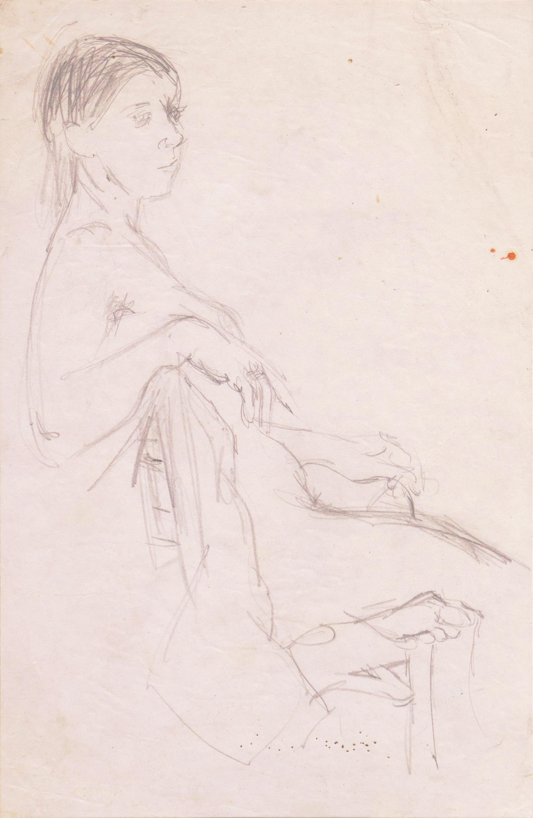 'Seated Nude', Musee d'Art Moderne, Paris, SFAA, LACMA, California Woman Artist