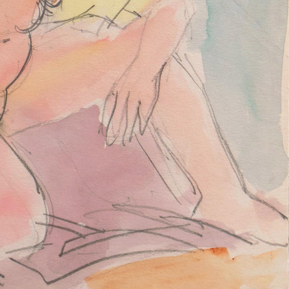 Timbrata, sul verso, con certificazione di autenticità per Jane A. Janes De Roche (americana, 1916-2000) e creata intorno al 1950.

Vincitore del Prix Othon Friesz, Ament ha studiato dapprima presso il Chouinard Art Institute e, successivamente, a