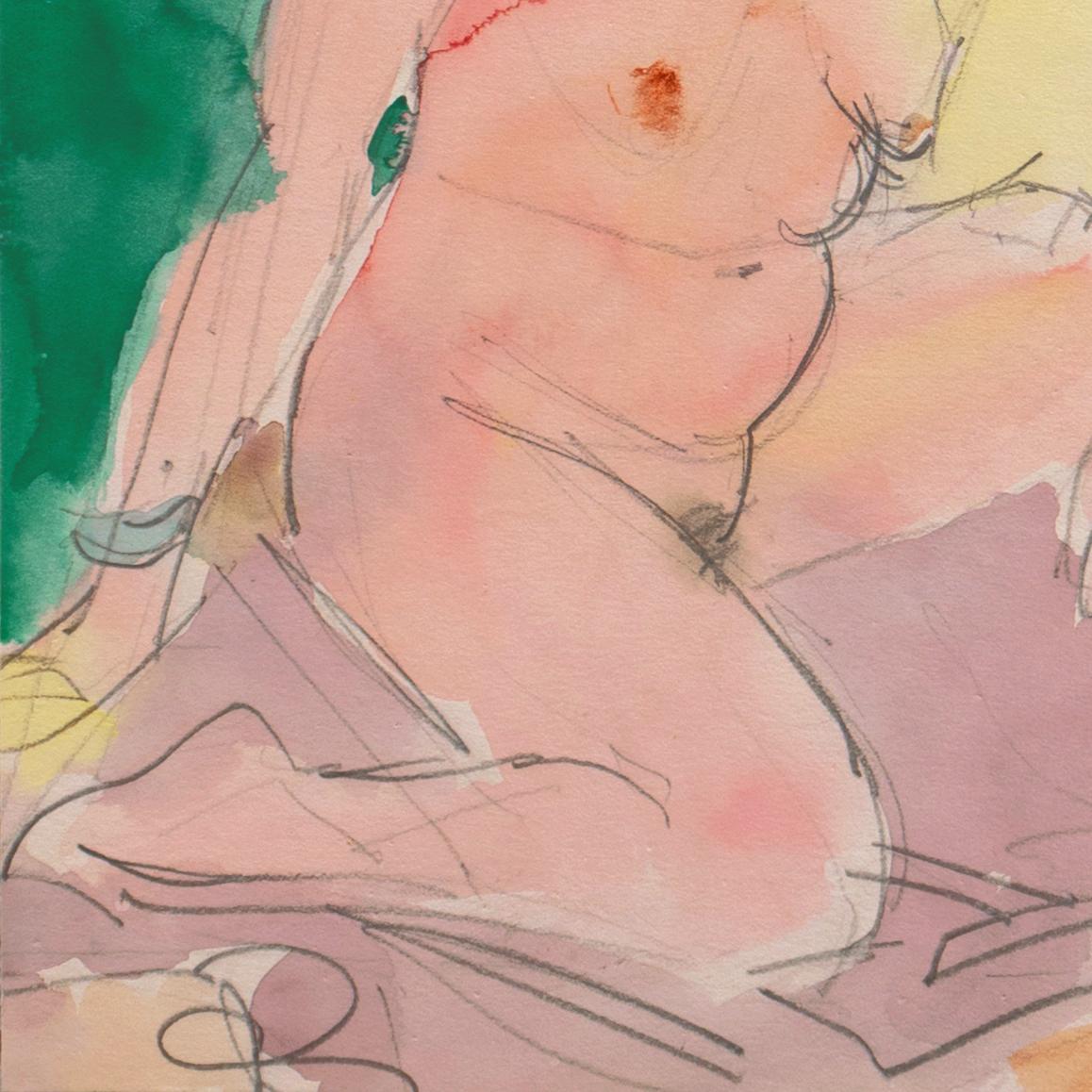 Nude', Musee d'Art Moderne, Paris, SFAA, LACMA, Kalifornien Künstlerin, Carmel im Angebot 3