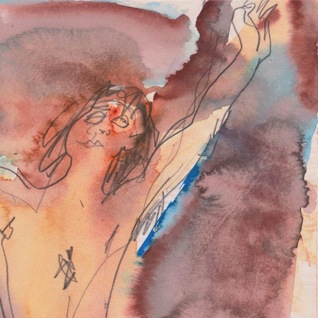 'Hombre estirándose', París, Louvre, Académie Chaumière et Etrangères, LACMA, SFAA - Art de Victor Di Gesu
