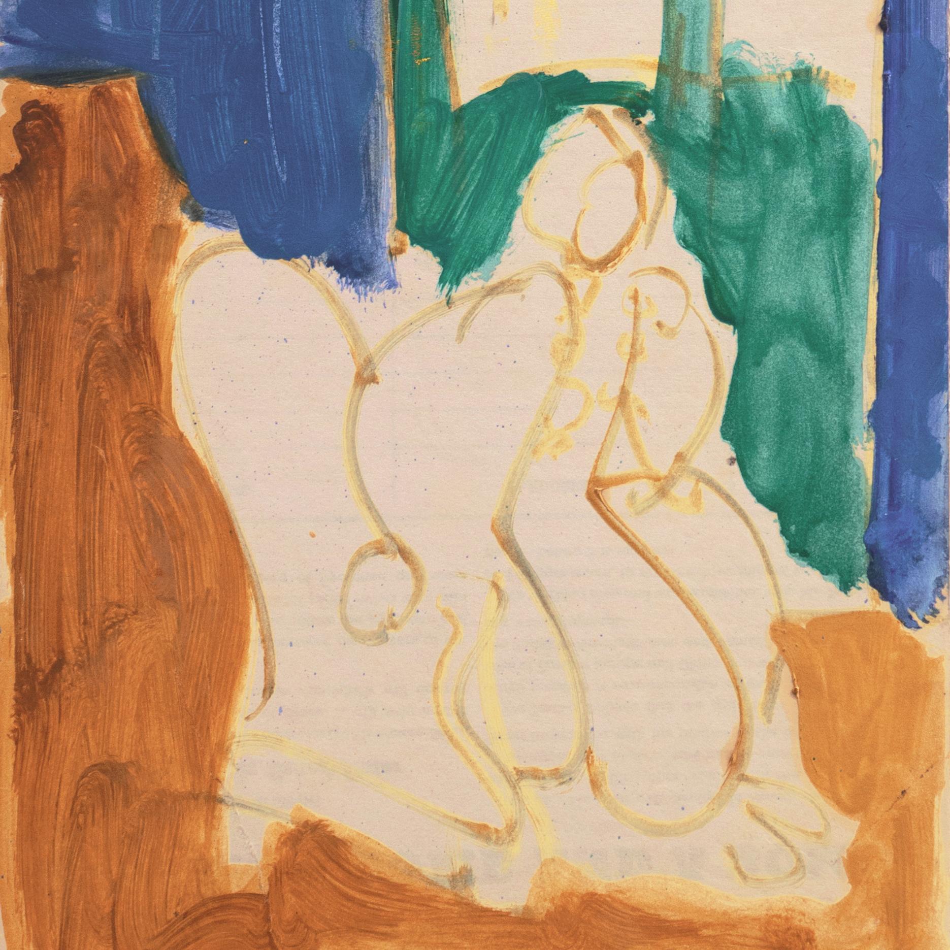 'Woman Seated', Paris, Louvre, Académies Chaumière, LACMA, SFAA For Sale 2