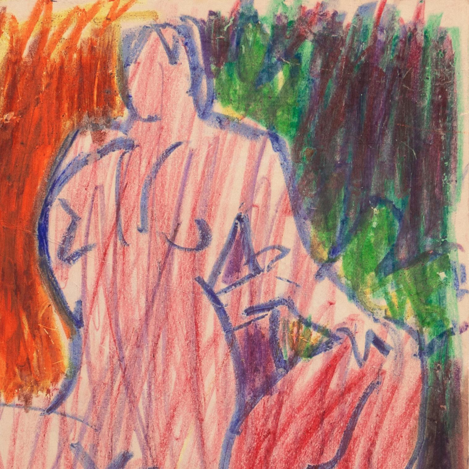 Desnudo de pie
