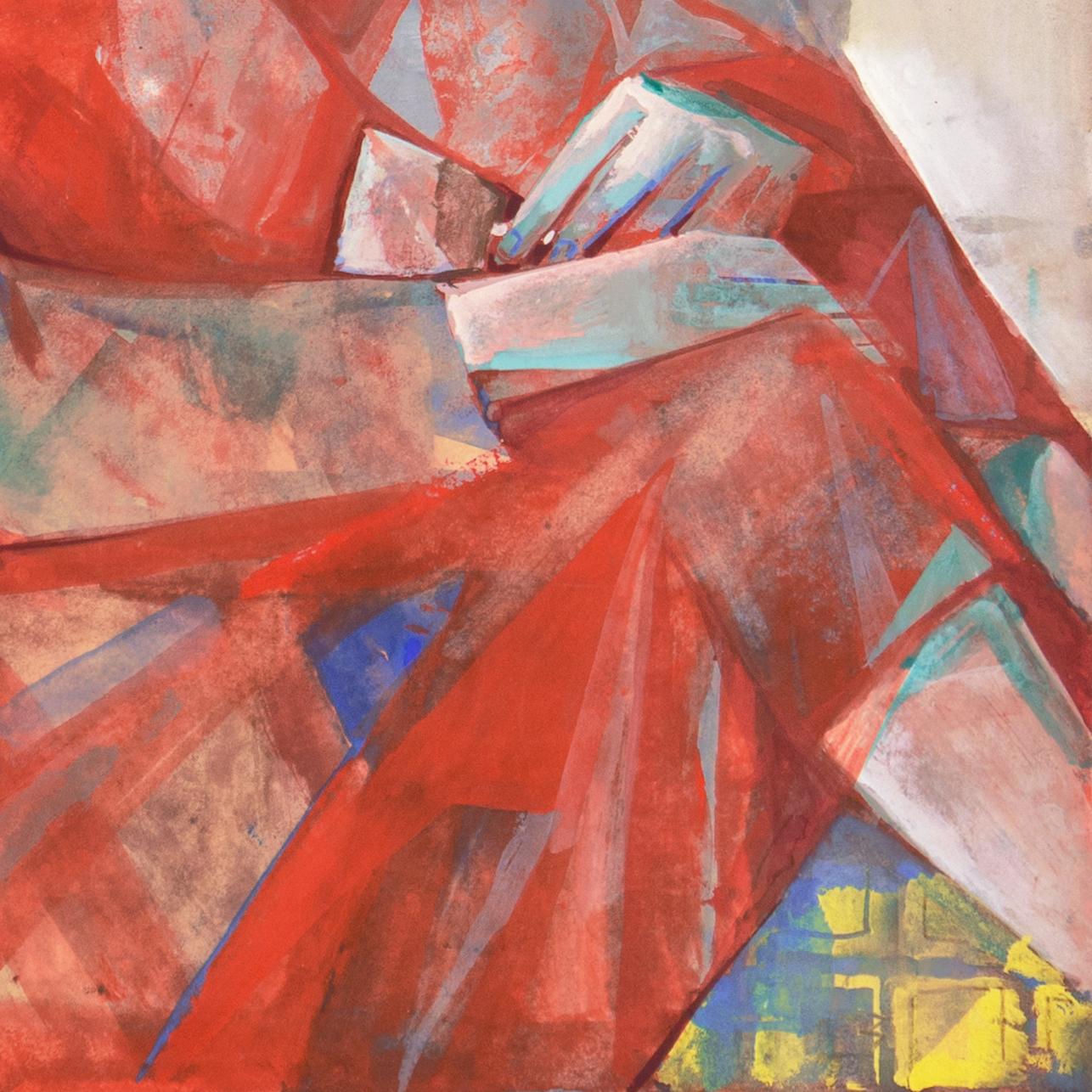 « Fille en rouge », Guggenheim, LACMA, Rome, Biennale des Beaux-Arts, Venise en vente 3