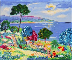 Jardín de Mandelieu-la-Napoule", Academia de Bellas Artes de Ruán, Benezit, Óleo