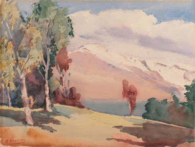 Arthur Irwin Riley - 'Coastal Breakers', Mid-century California ...