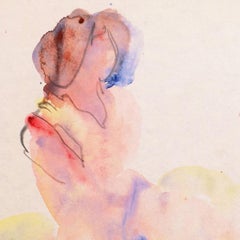 Nu assis", Paris, Louvre, Salon d'Automne, Académie Chaumière, SFAA, LACMA