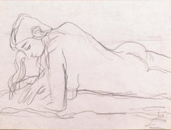 'Reclining Nude', Paris, Louvre, Salon d'Automne, Académie Chaumière, SFAA LACMA
