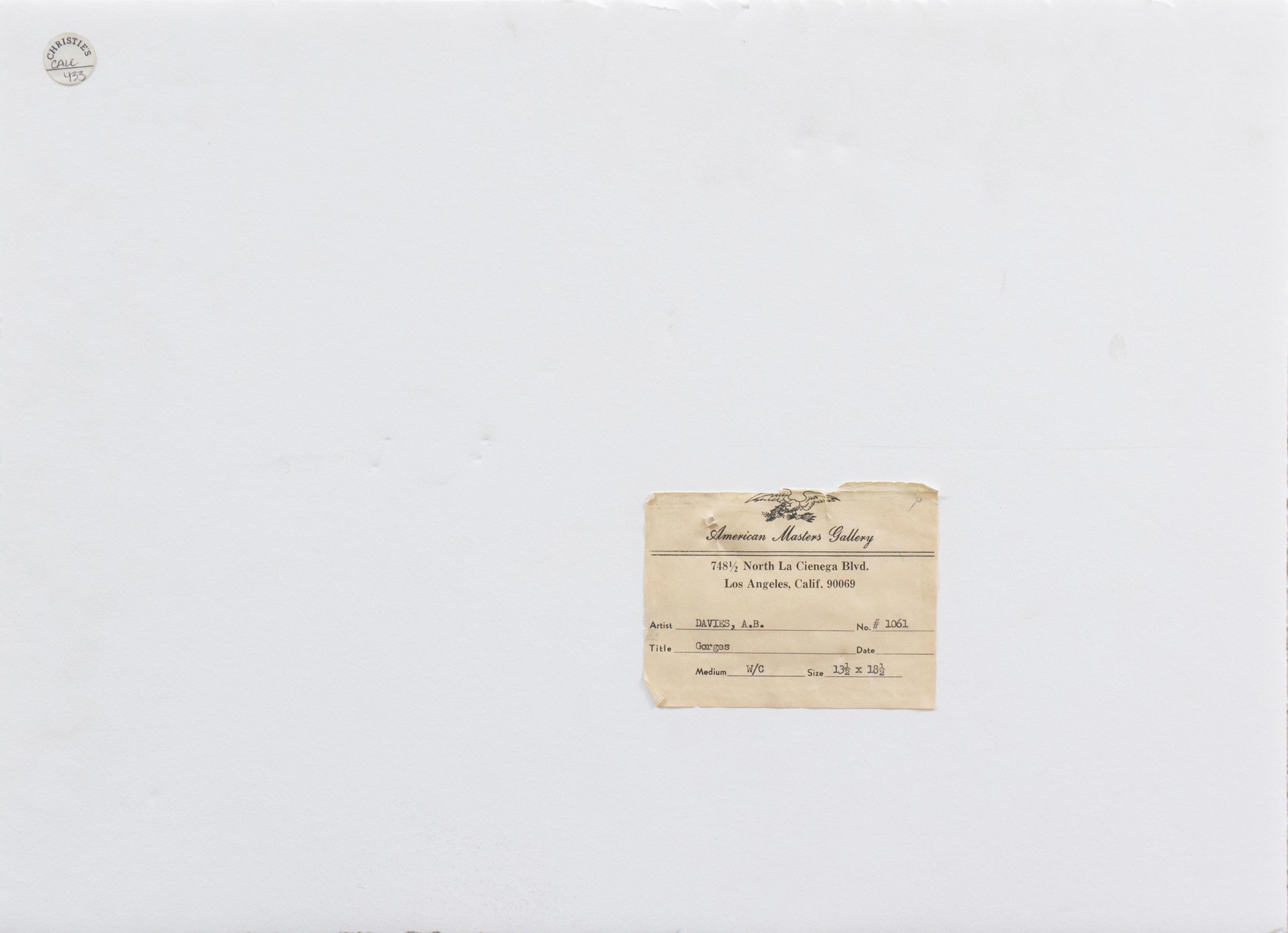 « Galleries of the Tarn, France », Armory de New York, Ashcan School, ASL, AIC, NYMoMA en vente 4
