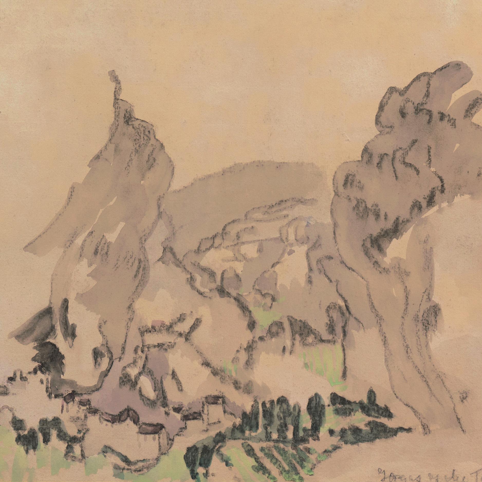 « Galleries of the Tarn, France », Armory de New York, Ashcan School, ASL, AIC, NYMoMA en vente 2