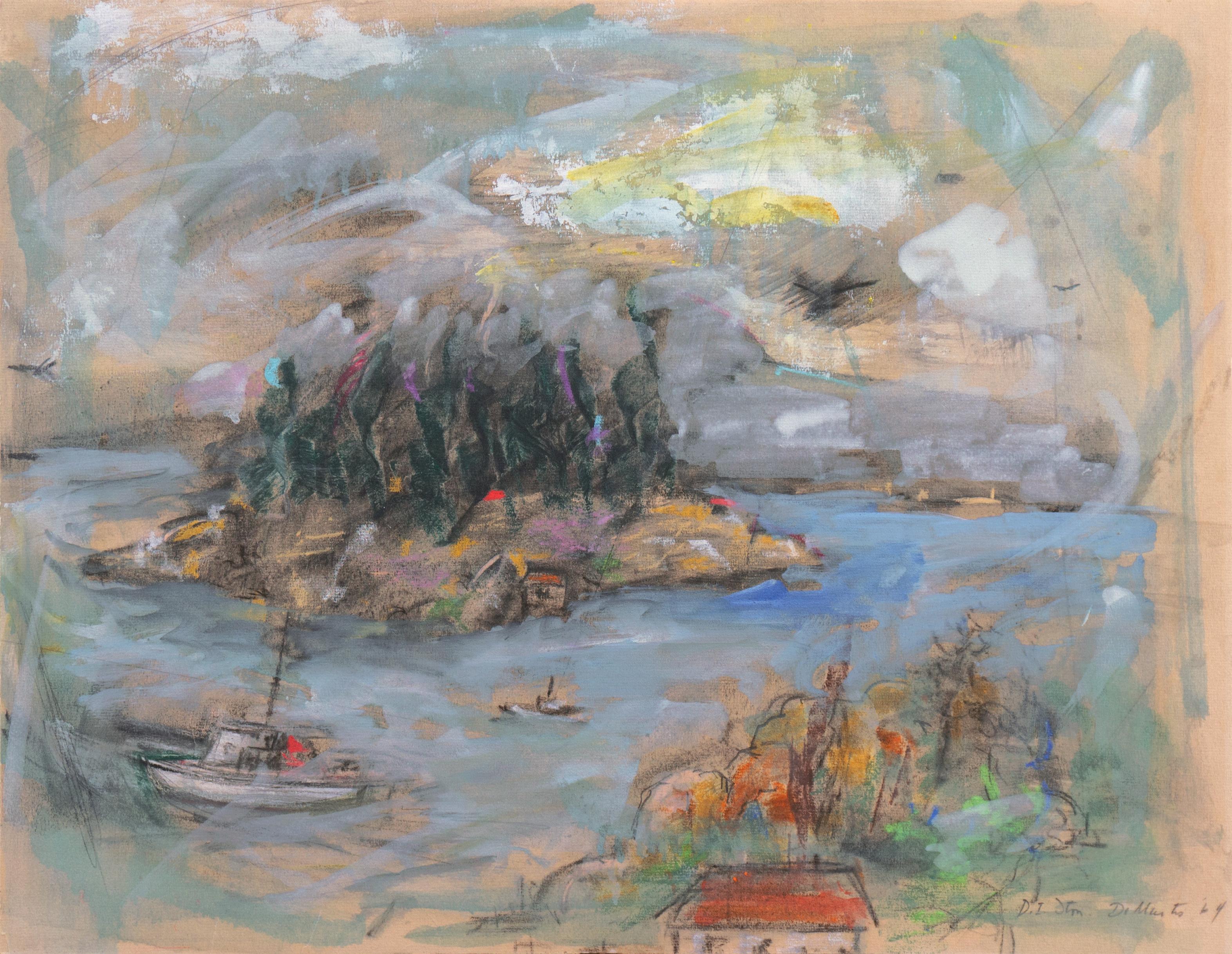 James Joseph DeMartis Landscape Art – „ Expressionistische Meereslandschaft“, Accademia di Belle Arti, New York, ASL, CSFA,  MoMA
