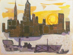 'Modernist Cityscape', California Woman Artist, Chouinard, Scripps, Metropolitan