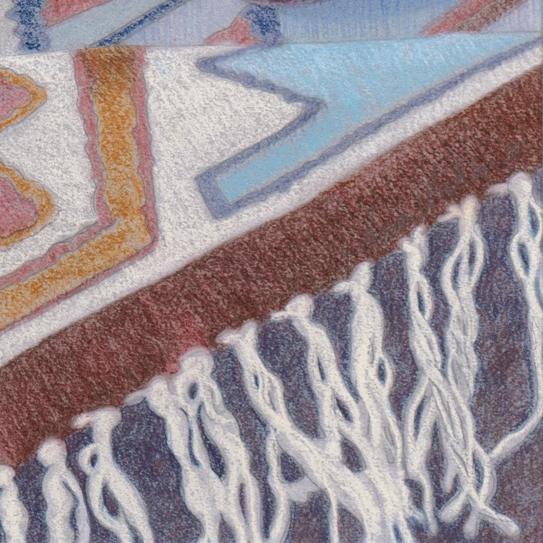 « Still Life, Plums with a Navaho Blanket », California League of Woman Artists en vente 1