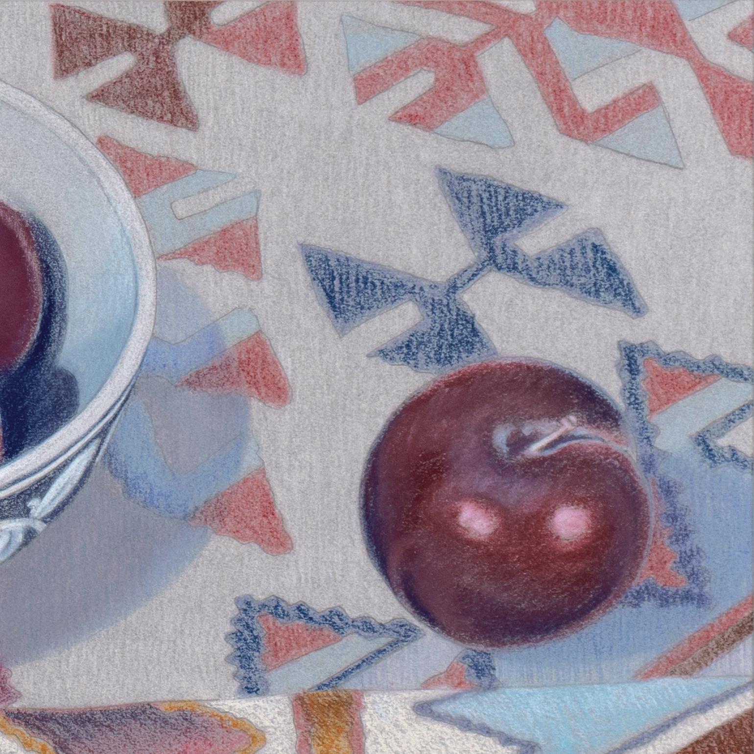 « Still Life, Plums with a Navaho Blanket », California League of Woman Artists en vente 4