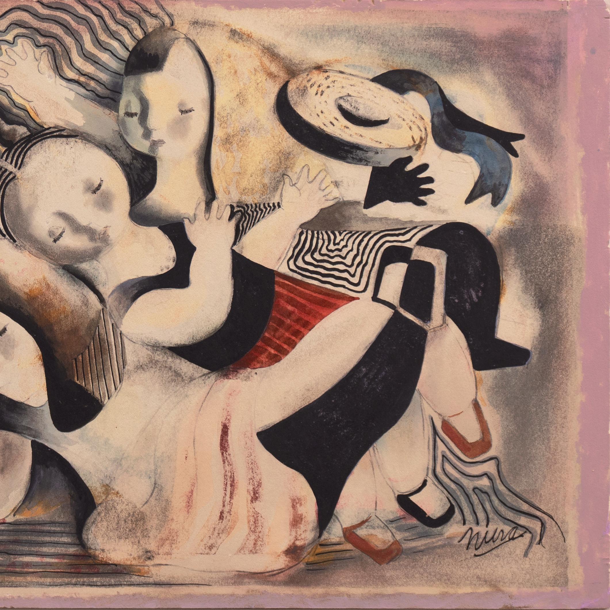 « After School », Art Déco, Femme Artiste, AIC, ASL, Paris, Salon d'Automne, PAFA en vente 5