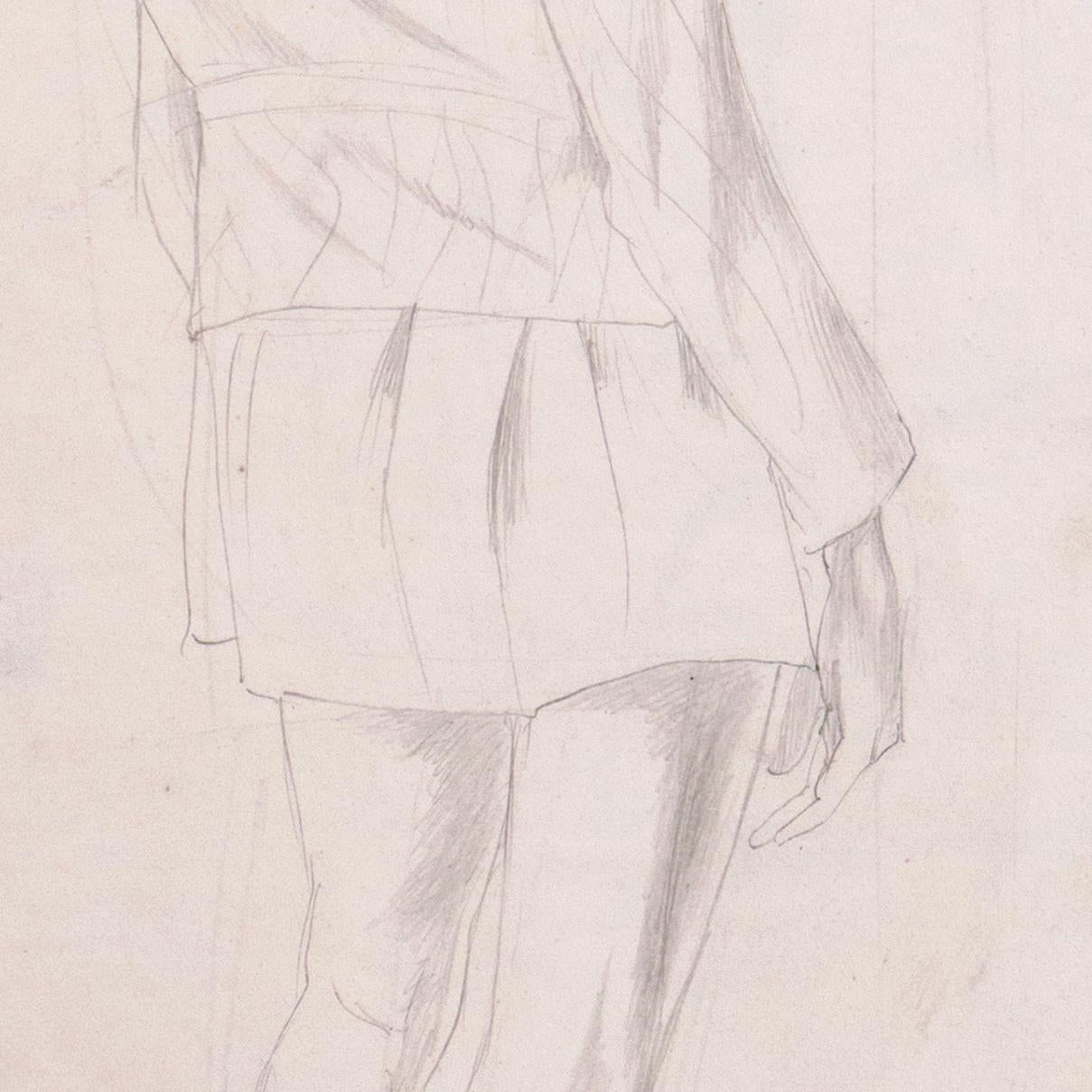 Niña de pie