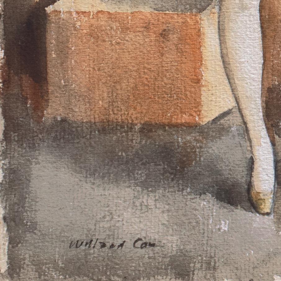 „Standing Nude“, Whitney Museum of Art, Bohemian Club, Oakland Museum, Art Deco im Angebot 1