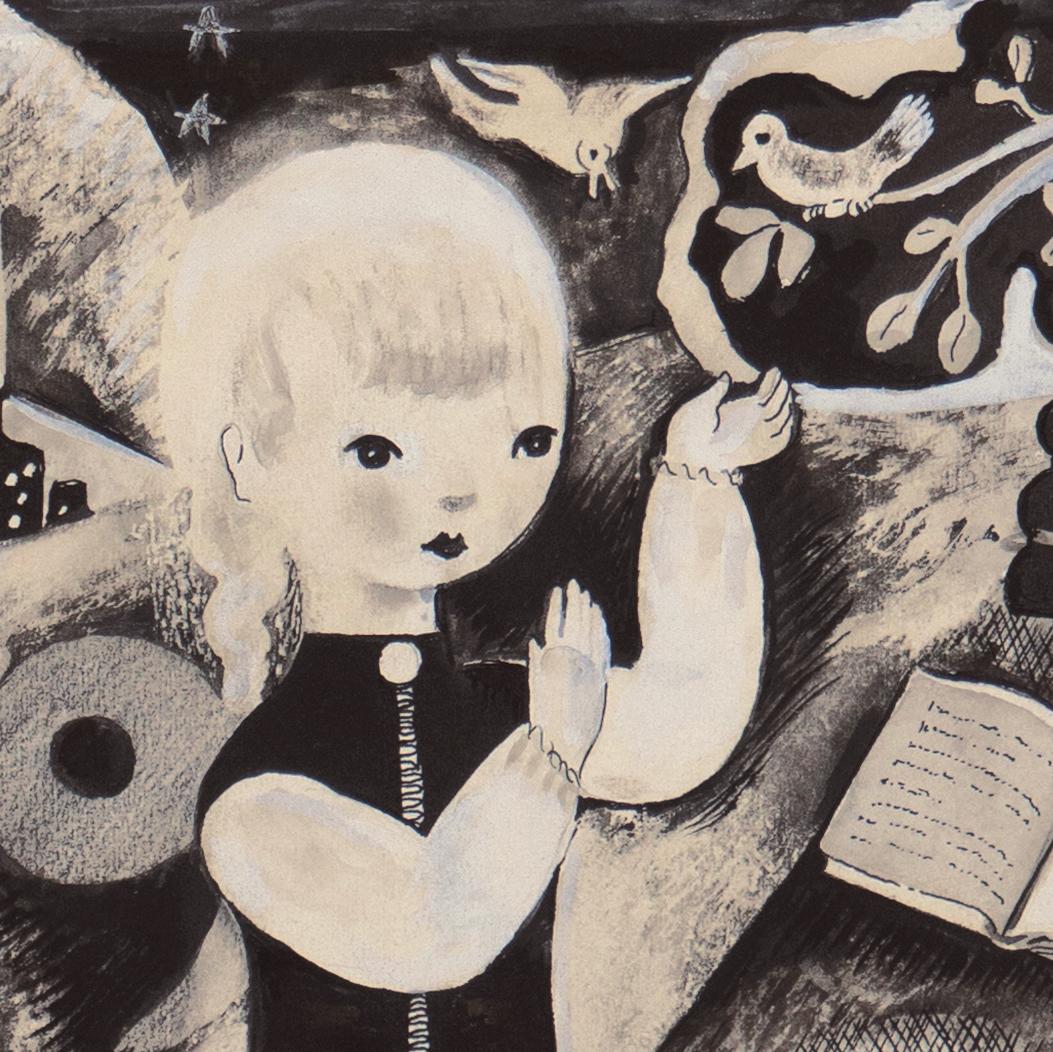 « Age 9 », Art Déco, Femme Artiste, AIC, ASL, Paris, Salon d'Automne, Corcoran en vente 1