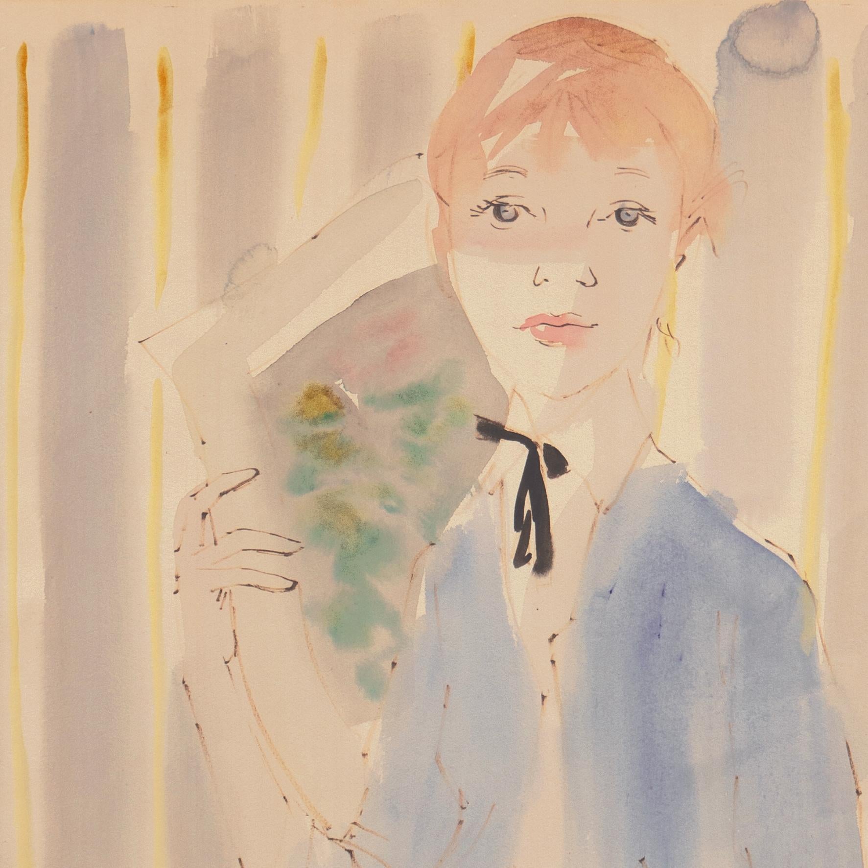 Signed lower right, 'Ph. Noyer' for Philippe Henri Noyer (French, 1917-1985), inscribed, 'Paris' and dated 1959.

After a traditional education at the elite Ecole des Roches, Philippe Noyer enrolled in the Ecole des Beaux Arts in Lyon. Next he moved