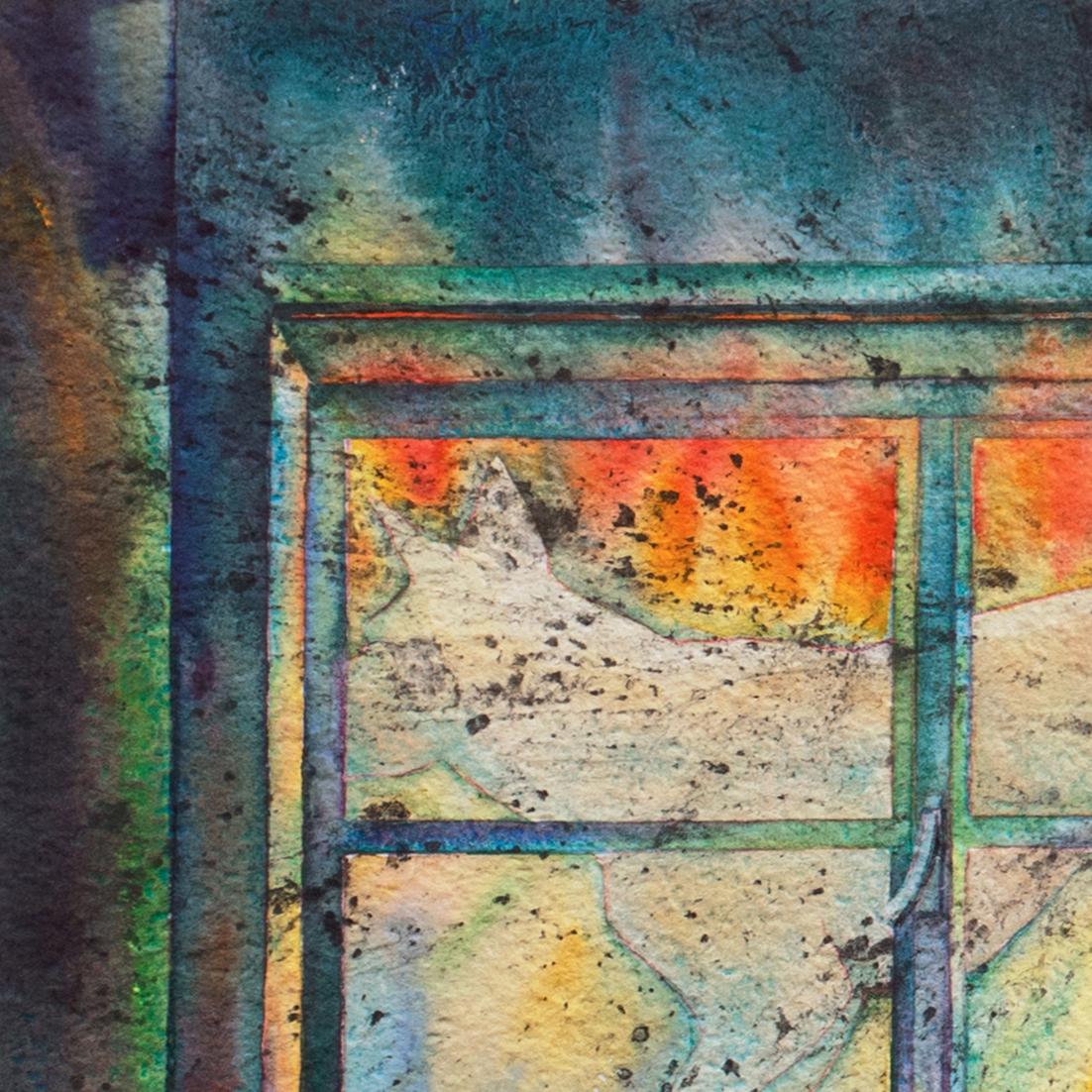 'Window Series No.3', Perro, Weimaraner, Fresno, California Artista, CSUF en venta 3