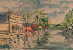 'Rainy Day, Pool and Billiards', Laguna Beach Art Association, Solvang, Moure