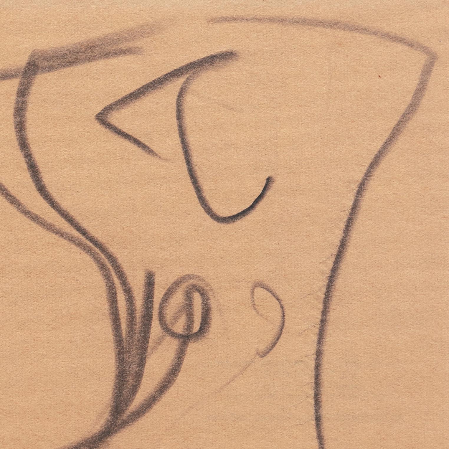 „Sitzender Akt“, Paris, Louvre, Salon d'Automne, LACMA, SFAA, SFAA (Post-Impressionismus), Art, von Victor Di Gesu