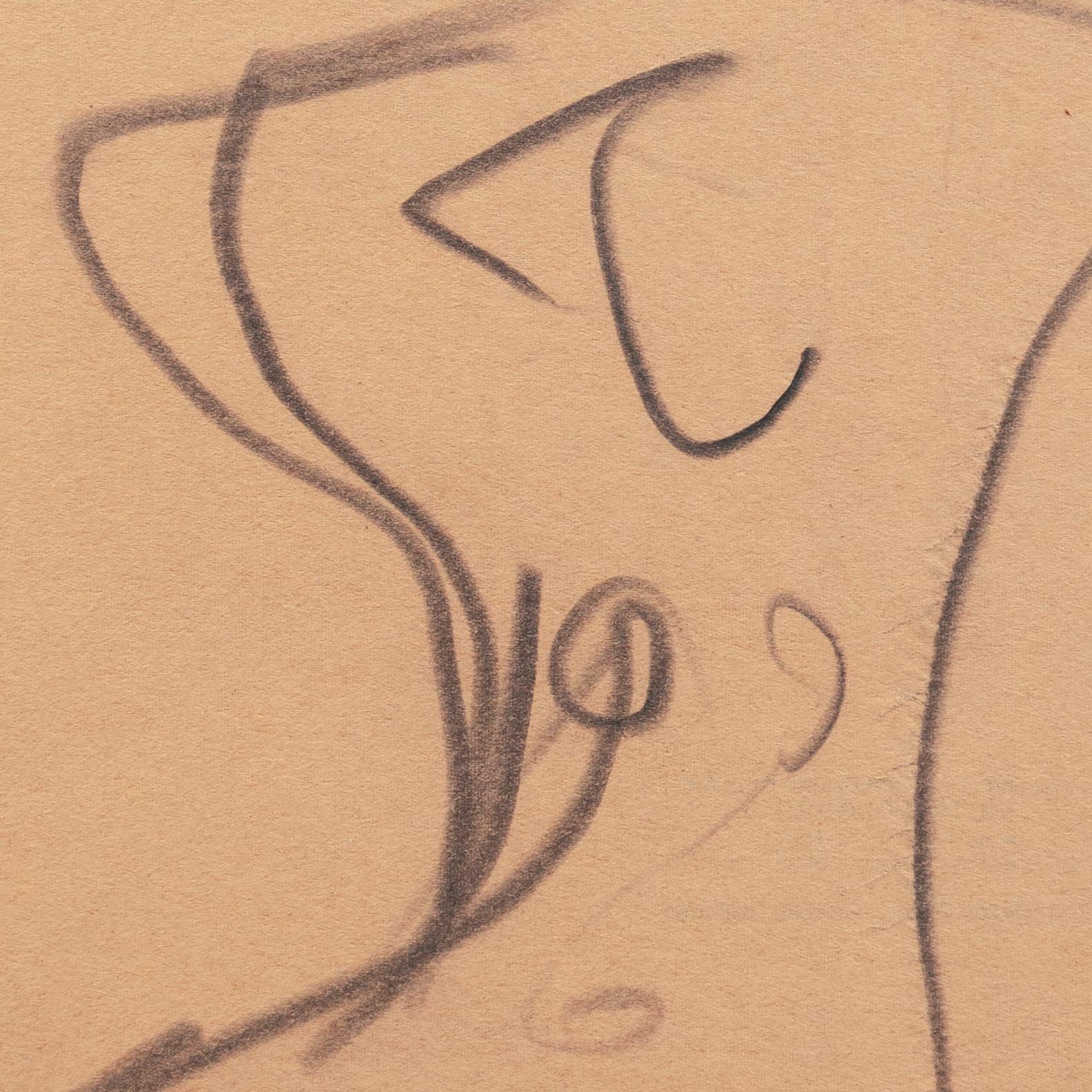Ca. 1955 von Victor Di Gesu (Amerikaner, 1914-1988) geschaffen und verso mit dem Nachlassstempel von Victor di Gesu versehen.

Victor di Gesu, Gewinner des Prix Othon Friesz, besuchte zunächst das Los Angeles Art Center und die Chouinard Art School,
