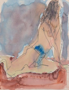 « Nu assis, Blue Loincloth », Paris, Louvre, Salon d'Automne, LACMA, SFAA