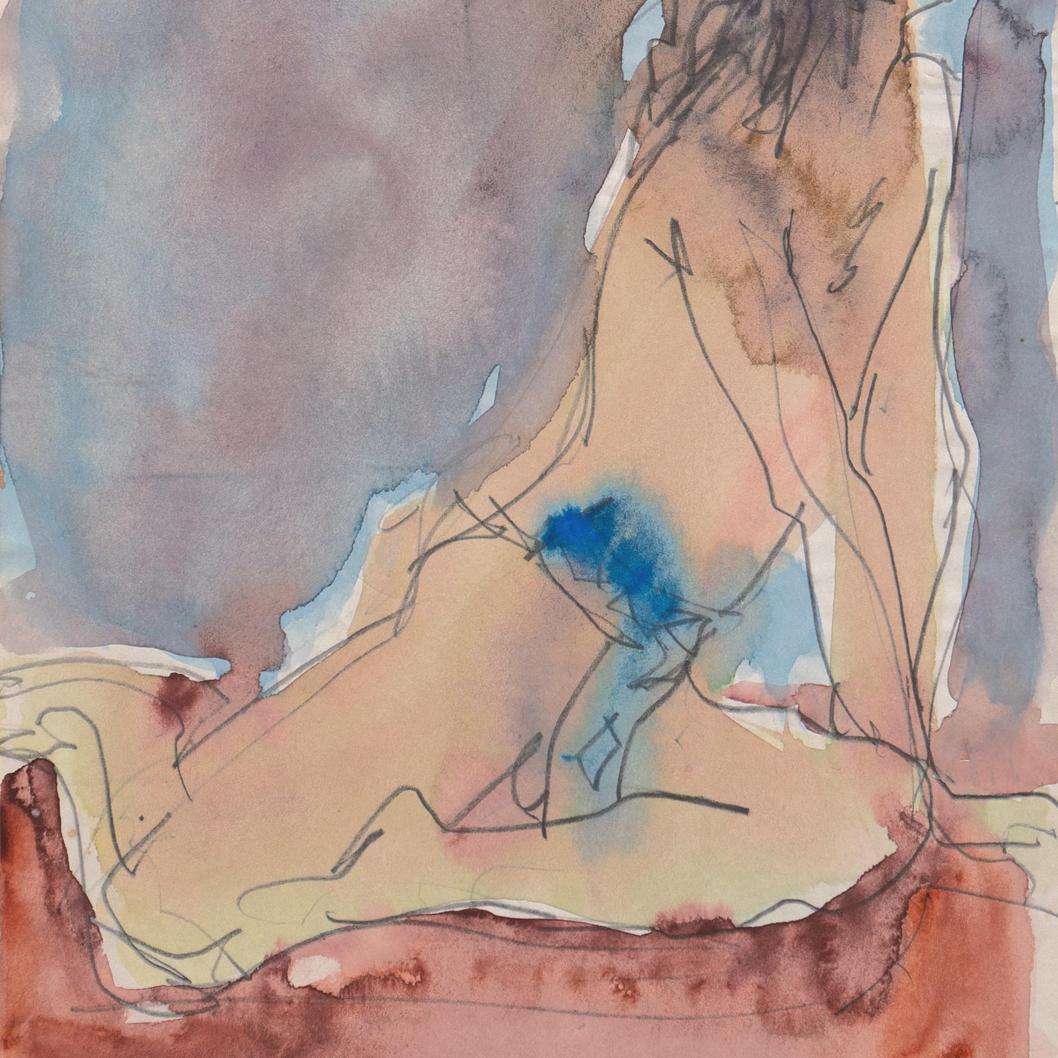 Created circa 1955 by Victor Di Gesu (American, 1914-1988) and stamped, verso, with Victor di Gesu estate stamp.

Winner of the Prix Othon Friesz, Victor di Gesu first attended the Los Angeles Art Center and the Chouinard Art School before moving to