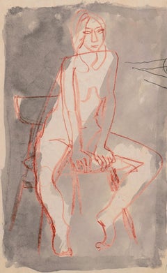 'Donna seduta', Académie de la Grande Chaumière, Musee d'Art Moderne, LACMA SFAA