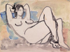 Nudo reclinato', Académie Grande Chaumière, Musee d'Art Moderne, LACMA SFAA