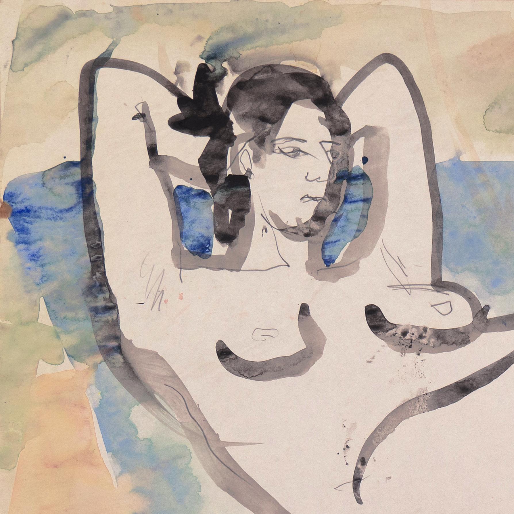 'Reclining Nude', Académie Grande Chaumière, Musee d'Art Moderne, LACMA SFAA For Sale 1