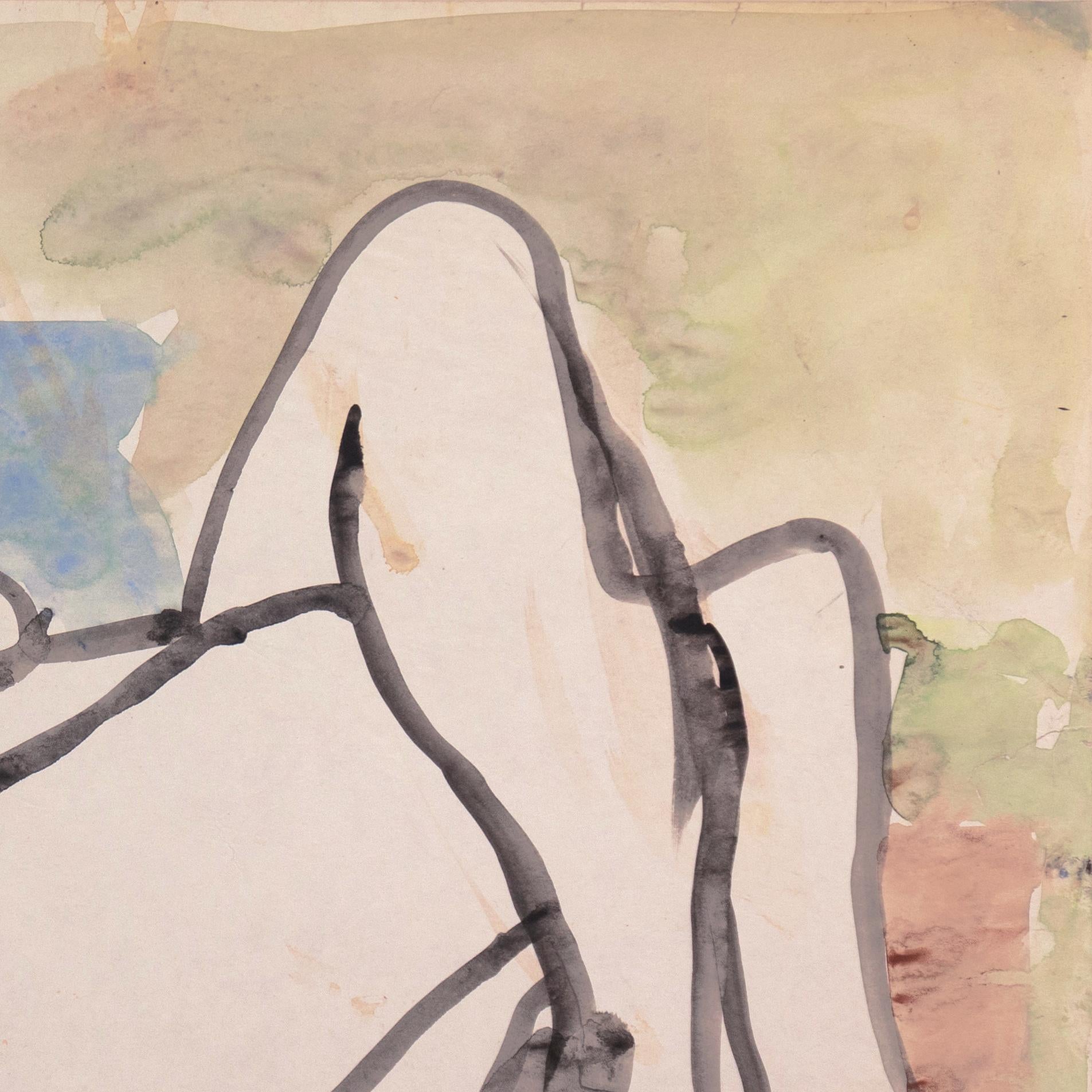 'Reclining Nude', Académie Grande Chaumière, Musee d'Art Moderne, LACMA SFAA For Sale 3