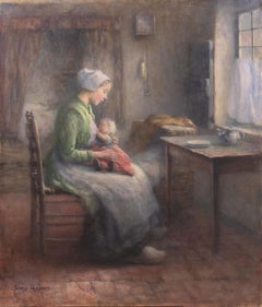 'Mother and Child', Académie Julien, Paris Salon, Amsterdam, Maternity, Infant