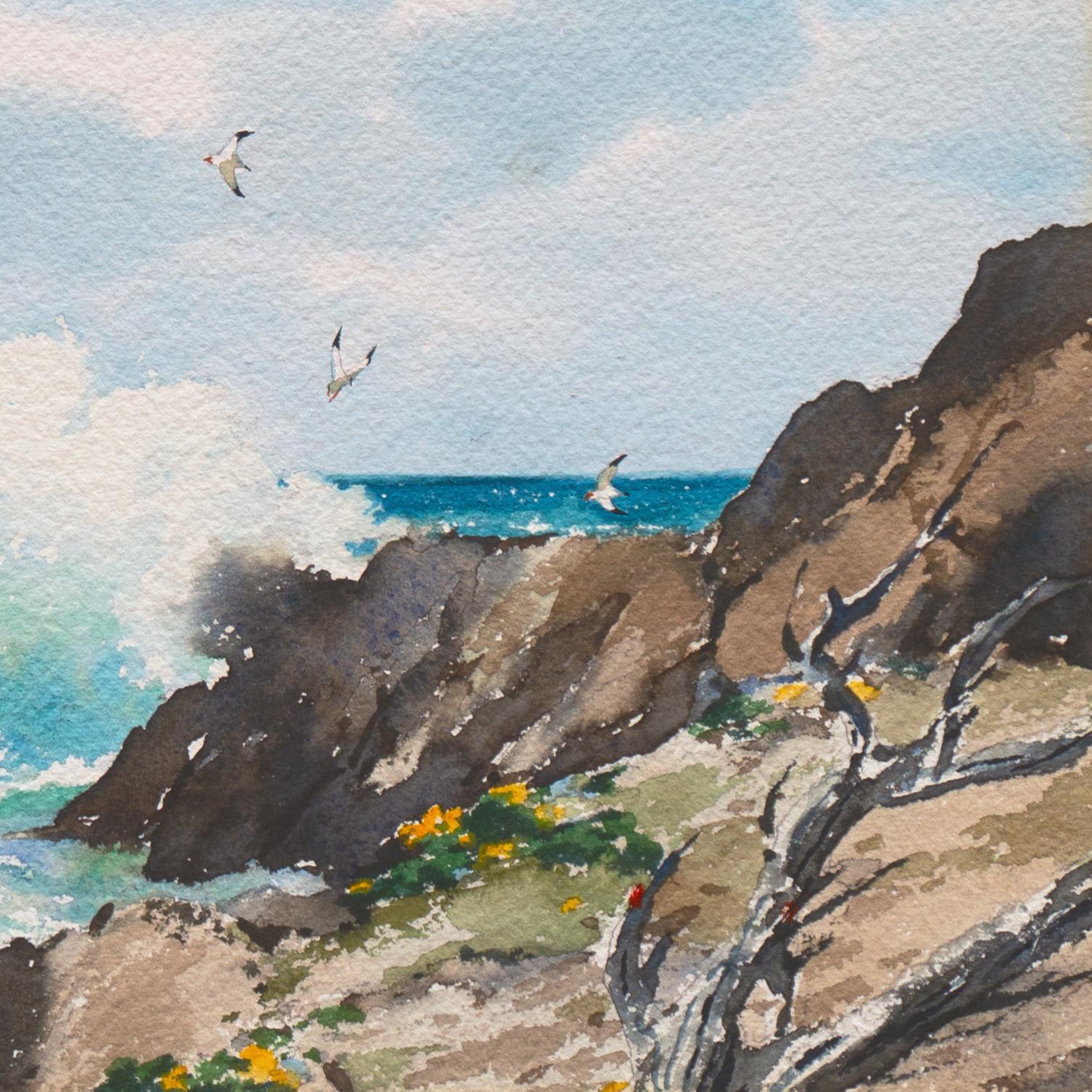 „Monterey Breakers“, San Francisco, Pebble Beach, Carmel, Turner Art Academy im Angebot 1