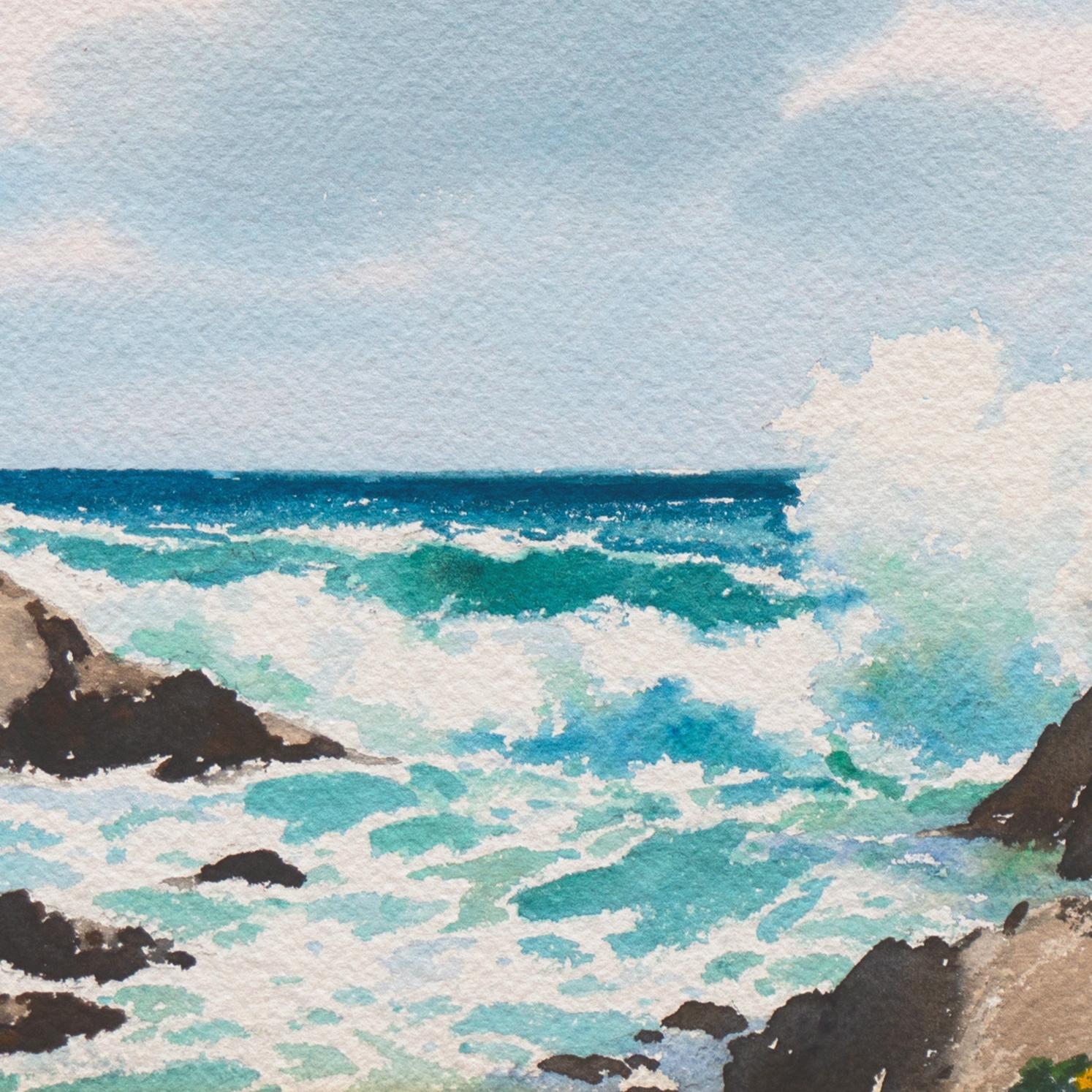 „Monterey Breakers“, San Francisco, Pebble Beach, Carmel, Turner Art Academy im Angebot 3