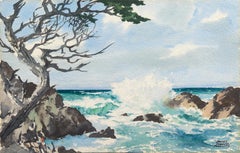 „Lone Cypress“, Carmel Seascape, California Plein Air, Pebble Beach, Monterey