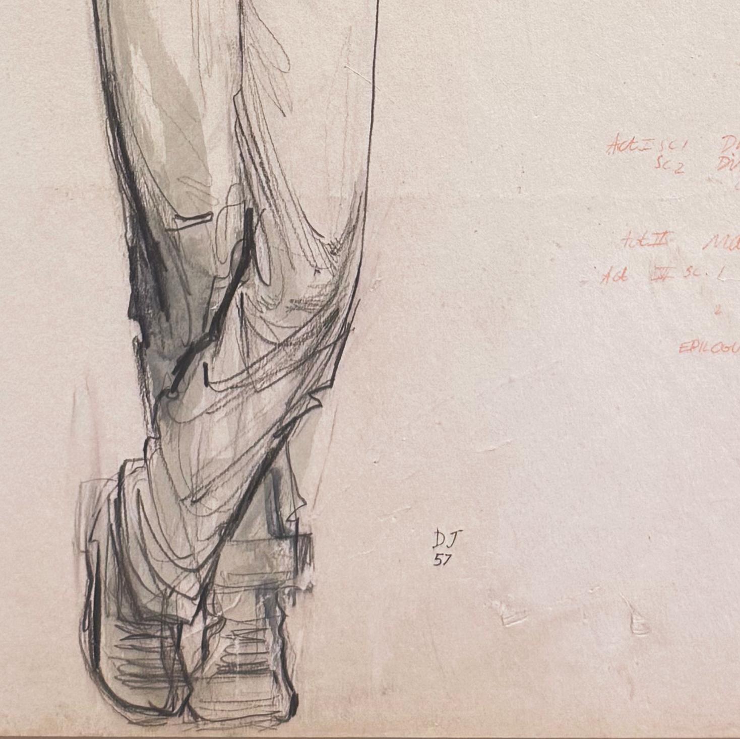 'Look Homeward, Angel', Anthony Perkins Costume, Broadway, Motley, Academy Award - Other Art Style Art by Dorothy Jeakins