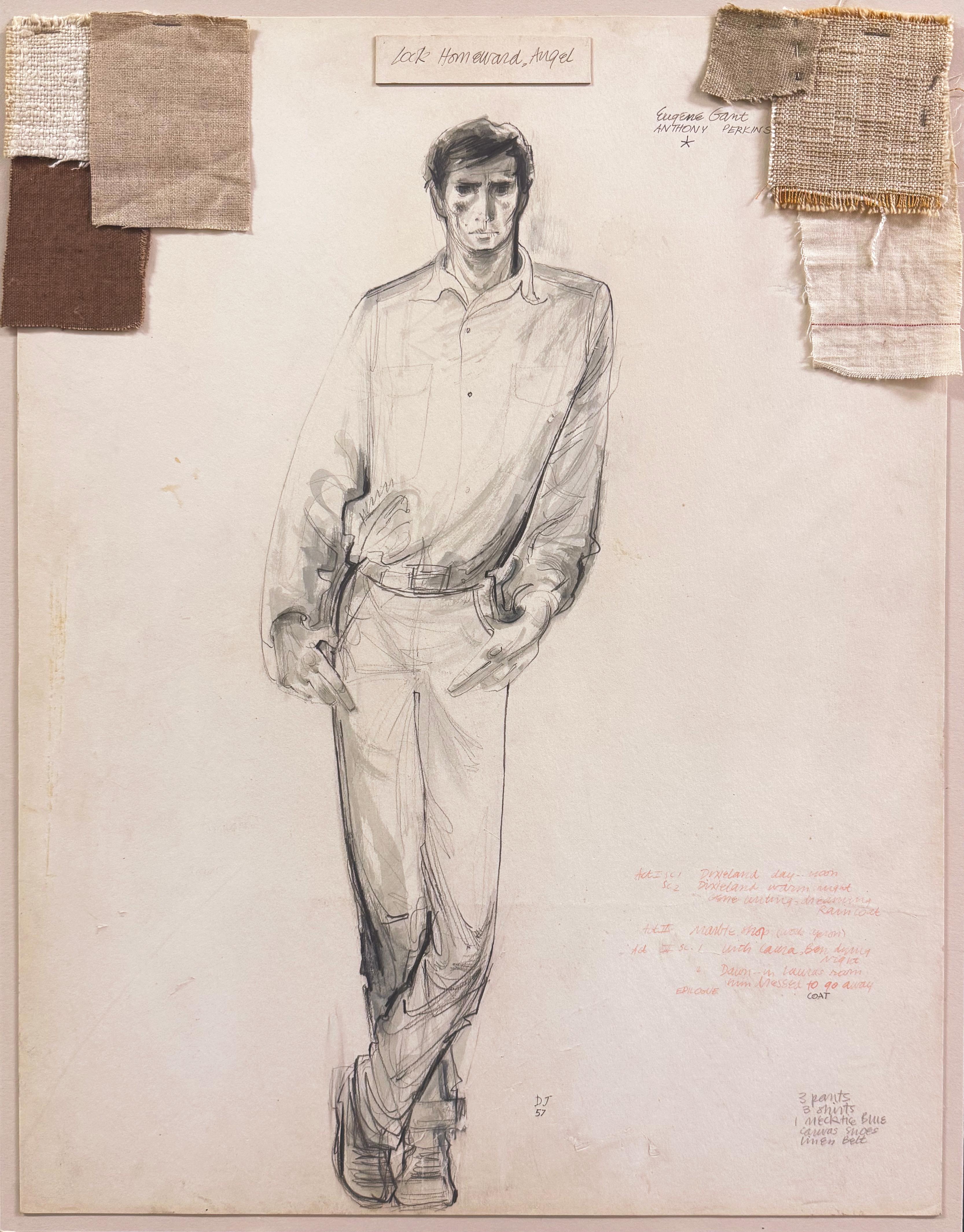 'Look Homeward, Angel', Anthony Perkins Costume, Broadway, Motley, Academy Award For Sale 6