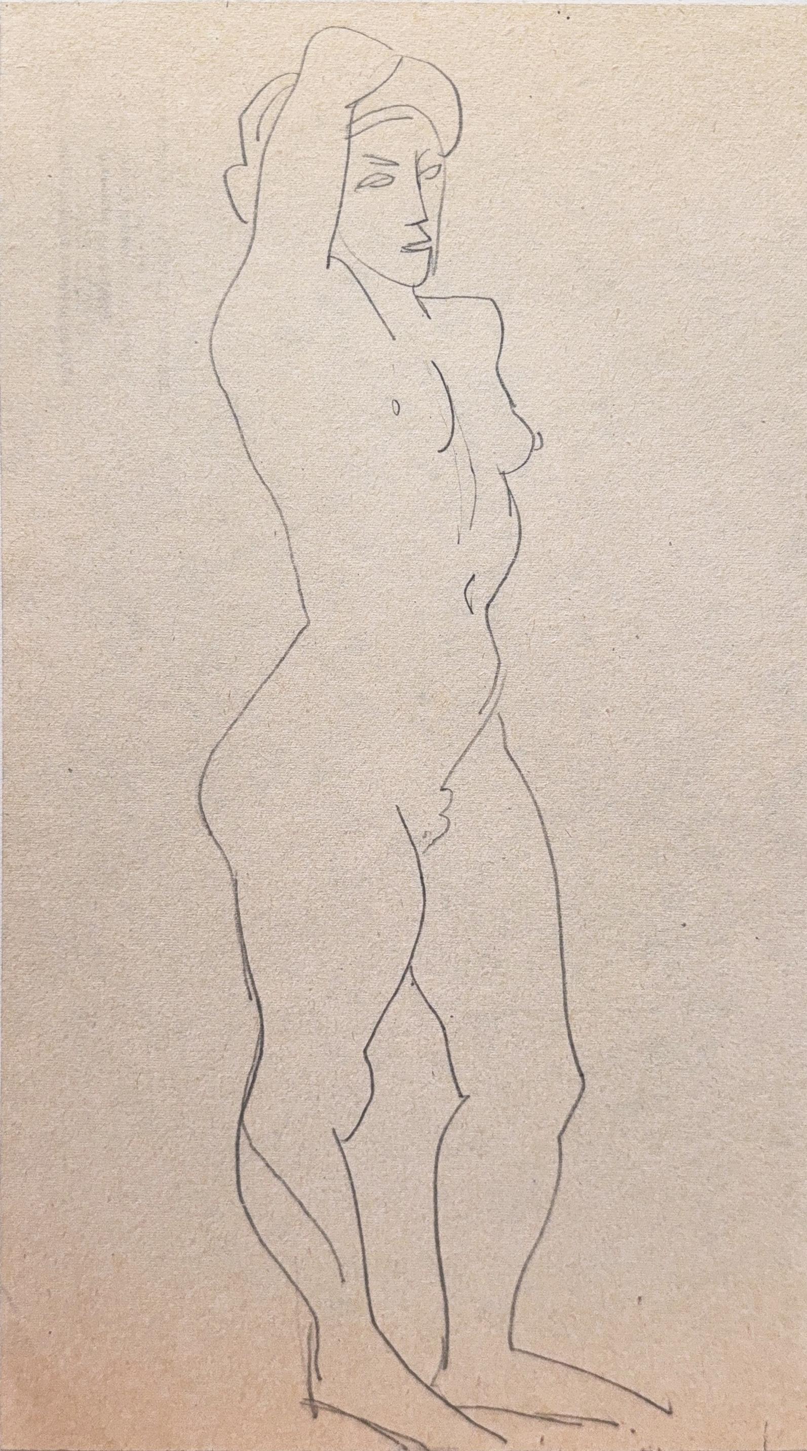 Stand Nude", Paris, Louvre, Salon d'Automne, Chaumière, LACMA, SFAA, Carmel - Art de Victor Di Gesu